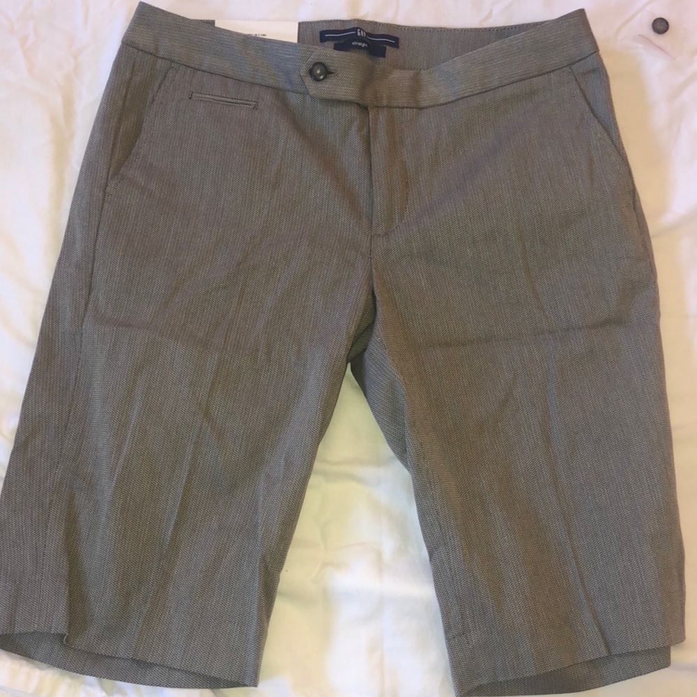 Straight foot work shorts.